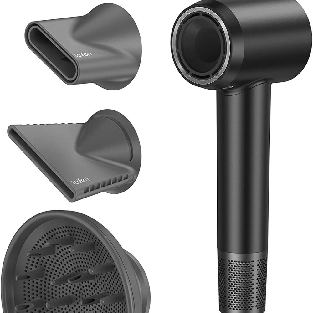 COPY - Laifen Hair Dryer, Negative Ionic Blow Dryer with Magnetic Nozzle, Diffu…